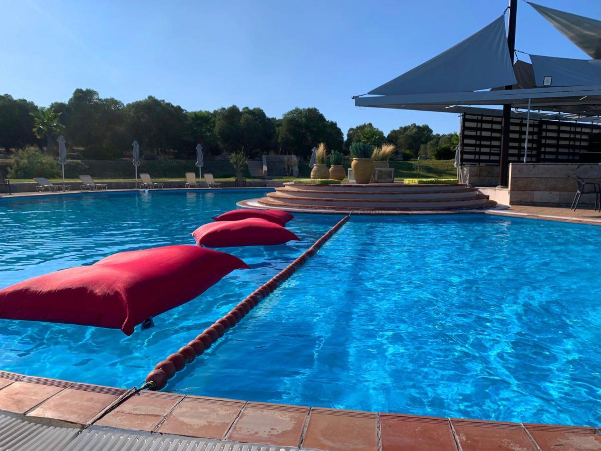 Olia Sea View Shared Pool Villa, Néa Fókaia Dış mekan fotoğraf