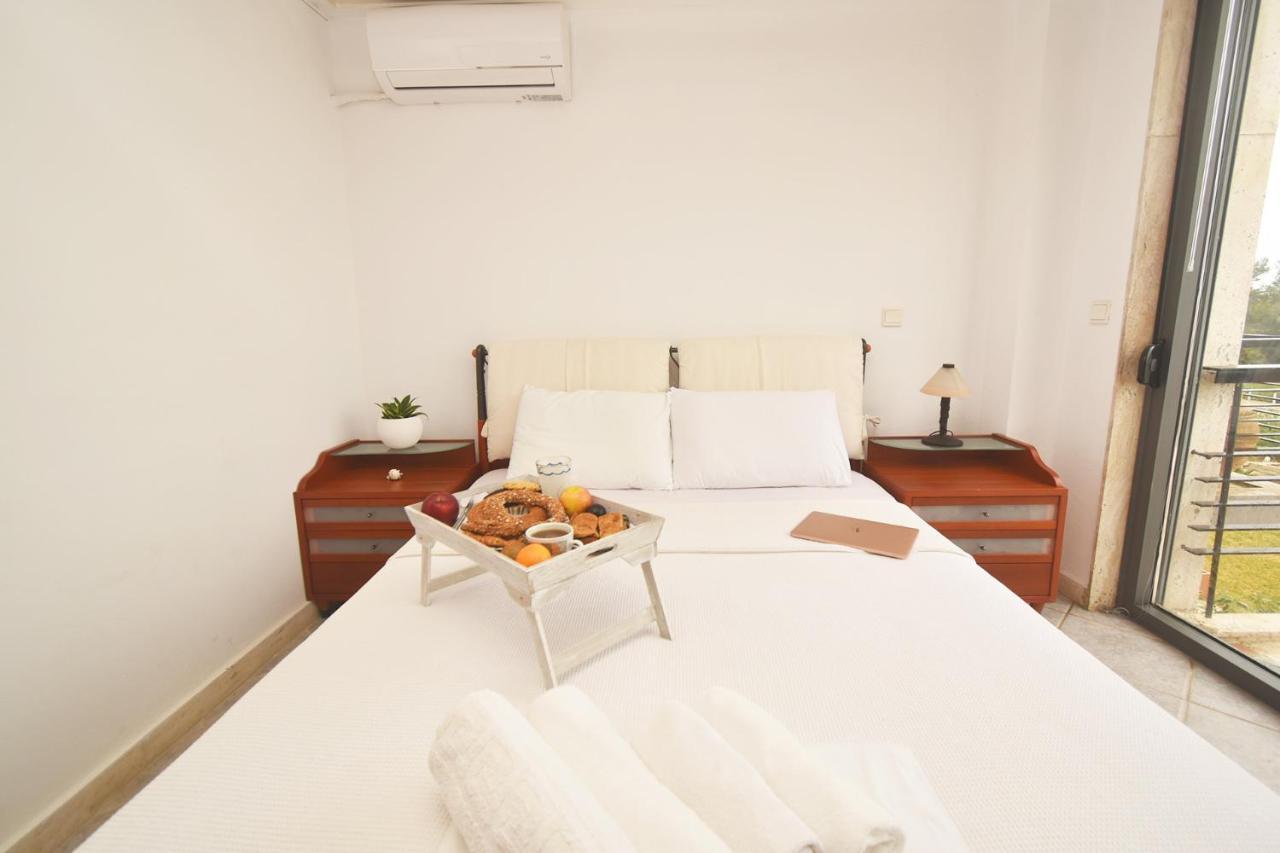 Olia Sea View Shared Pool Villa, Néa Fókaia Dış mekan fotoğraf