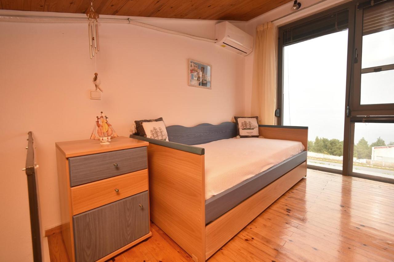 Olia Sea View Shared Pool Villa, Néa Fókaia Dış mekan fotoğraf
