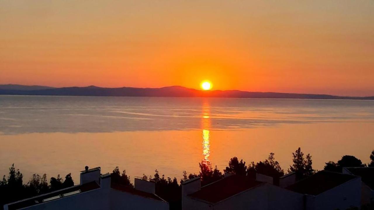 Olia Sea View Shared Pool Villa, Néa Fókaia Dış mekan fotoğraf